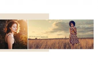 طرح آماده آلبوم عروس (آلبوم دیجیتال - ژورنال عروس) 30 در 80 افقی- کلاسیک