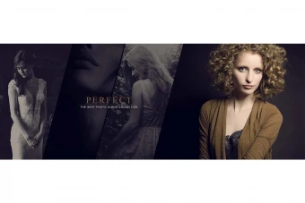 طرح آماده آلبوم عروس (آلبوم دیجیتال - ژورنال عروس) 30 در 80 افقی- کلاسیک - تک برگ