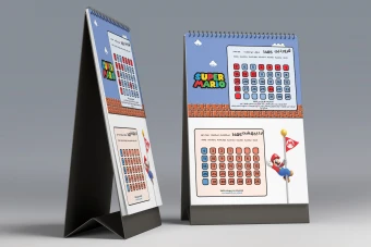 تقویم سال 1405 طرح ماریو کد 84484