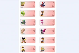 برچسب کتاب و دفتر