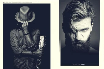 داشبورد طرح آماده آلبوم عروس (آلبوم دیجیتال - ژورنال عروس) 40 در 60 عمودی- جنرال - تک برگ