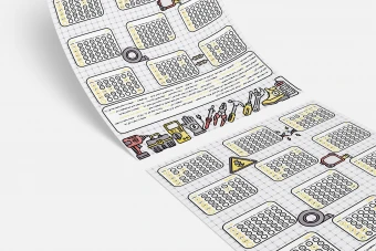 تقویم دیواری مشاغل ۱۴۰۵ مدل ابزارآلات کد 8364