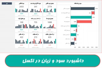 دانلود داشبورد سود و زیان در اکسل