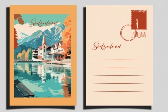 کارت پستال سوئیس