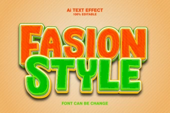 دانلود تکست استایل سه بعدی fashion style
