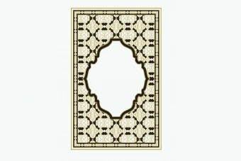 طرح جلد کتاب طرح اسلیمی مناسب کتب مذهبی، قرآن، مفاتیح و تفسیر طرح لایه باز فتوشاپ رنگ طلایی مشکی