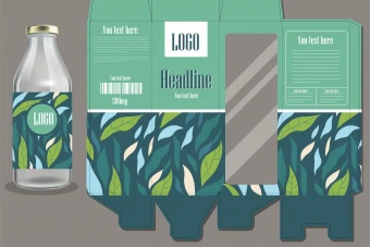 طرح لیبل بسته بندی شامپو