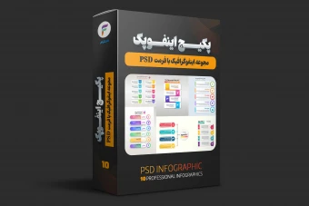 پک ویژه اینفوگرافیک لایهباز PSD
