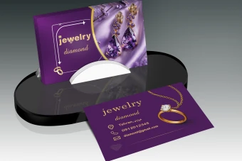 کارت ویزیت طلا و جواهری