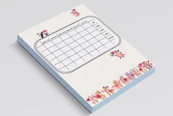 برنامه کلاسی هفتگی حیوانات کد 8754