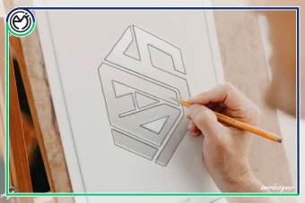 لوگو تایپوگرافی (علیرضا) برای یک نفر