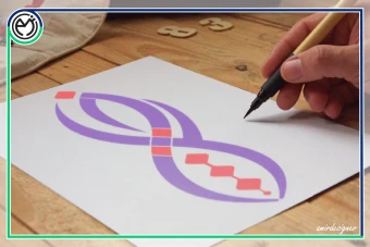 لوگو تایپوگرافی ( نرجس خاتون ) برای یک نفر