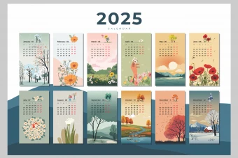 تقویم میلادی سال 2025