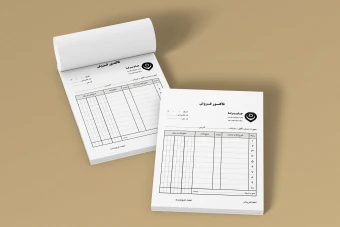 طرح لایه باز فاکتور سیاه سفید