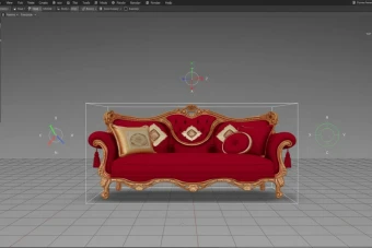 دانلود مدل سه بعدی مبل ایرانی – دانلود آبجکت مبل ایرانی