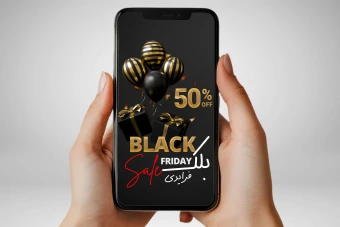 قالب استوری اینستاگرام بلک فرایدی لایه باز