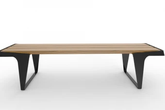 نیمکت پایه فلزی