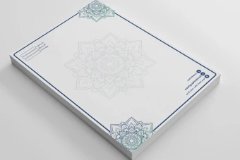 دانلود سربرگ اسلیمی لایه باز