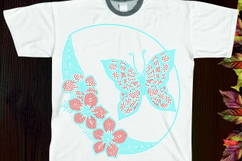 فایل لایه باز شابلون نگین حرارتی