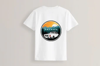 طرح لایه باز خودرو پیکان برای چاپ تیشرت
