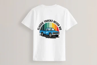 طرح لایه باز نیسان آبی برای چاپ روی تیشرت