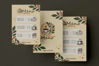 منو کافه به سبک امروزی و شیک