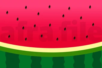 عکس پریمیوم سه بعدی هندوانه