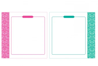حاشیه تذهیب دار صفحه آرایی کتاب و مجله و.. طرح لایه باز ایندیزاین قابل ویرایش