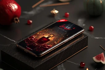 دانلود بنر سایت شب یلدا لایه باز