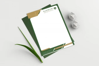 طرح لایه باز سربرگ شرکتی لایه باز