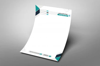 طرح سربرگ لایه باز داروخانه و دراگ استور با فرمت PSD