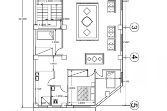 پلان معماری مسکونی