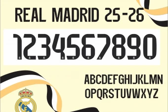 فونت رئال مادرید 2025/2026