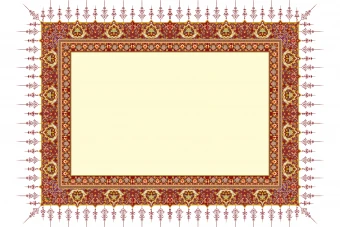 دانلود وکتور با کیفیت پس زمینه یا  بکگراند قاب گواهینامه یا لوح تقدیر اسلامی