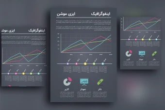 قالب اینفوگرافیک حرفه‌ای ایلاستریتور | part 10