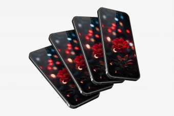 موکاپ پریمیوم لایه باز سه بعدی موبایل استوری اینستاگرام psd