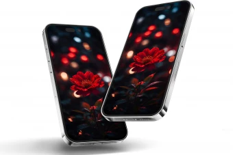 موکاپ پریمیوم لایه باز سه بعدی موبایل استوری اینستاگرام psd