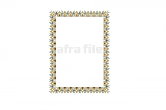 کادر پریمیوم لایه باز لوح تقدیر بدون زمینه psd