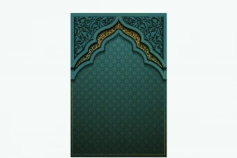 طرح اسلیمی محراب لایه باز ایلوستریتور