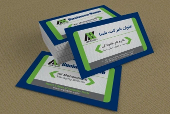دانلود فایل لایه‌باز PSD کارت ویزیت شرکتی برای فتوشاپ