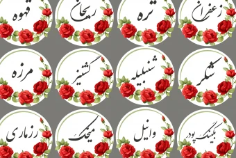 فایل40عددی  psd وpng  برچسب و لیبل ادویه ها
