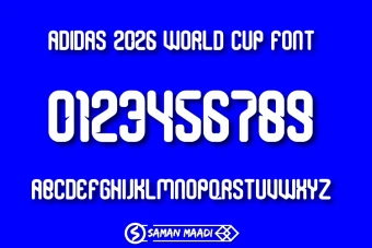 فونت آدیداس جام جهانی 2026