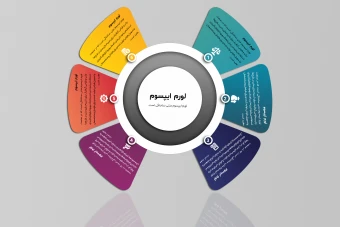 اینفوگرافیک لایه باز / دارای نسخه ویرایش با موبایل