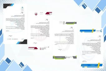 مجموعه سربرگ اداری قابل ویرایش بدون فتوشاپ | پاورپوینت PPTX | سایز A4