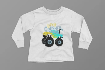 طرح لباس آستین بلند پسرانه (Little Crusher)