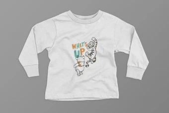 طرح لباس آستین بلند پسرانه (What's Up)