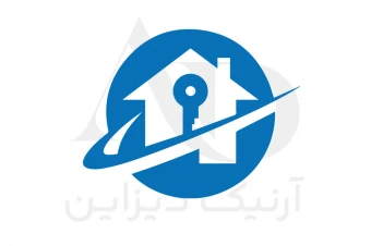 دانلود لوگوی وکتور املاک و مستغلات | طرح خانه و کلید مناسب مشاور املاک (AI/EPS/PNG)