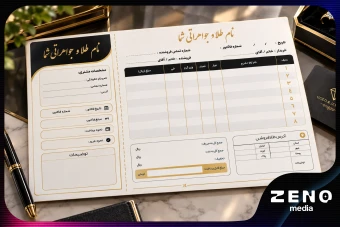 فاکتور طلافروشی | طراحی مدرن و لوکس