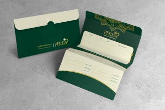 طرح لایه باز فاکتور پاکت شو A4