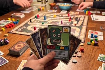 قالب وکتور  حرفه‌ای کارت بازی پیکسل آرت (Board Game & TCG Card Template)